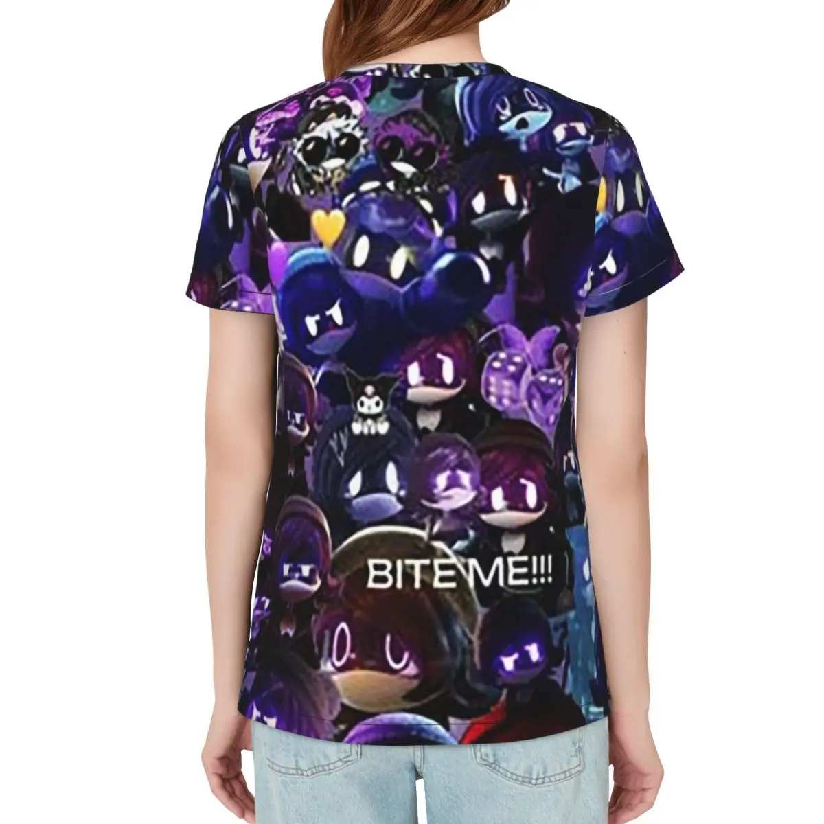 Murder Drones Uzi Collage T-Shirt Women Short Sleeve T Shirts O-Neck Clothing Cotton Summer Tees Streetwear