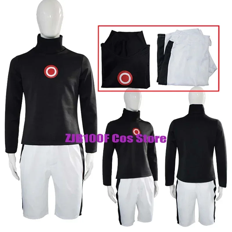 

2025 New Killer Without Animal Game Cosplay Daily Uniform Top Shorts Suit Halloween Party Role Play Outdo for Men Women RQR56
