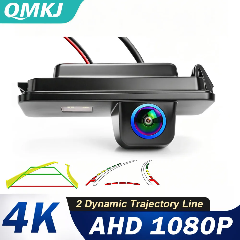 ahd-1080pダイナミック軌跡表示車載リアビューカメラ（ゴルフ、ポロ、パサート5、シロッコ、eos、ルポcc、ポロ（2ケージ）用）バックアップカメラ