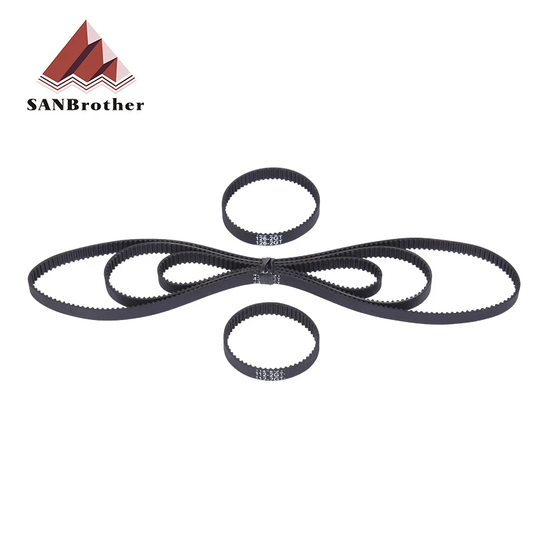 GT2 Closed Loop Timing Belt Rubber 6/10mm 264 266 268 270 272 274 276 278 280 282 284 286 288 290mm Synchronous 3D Printer Parts