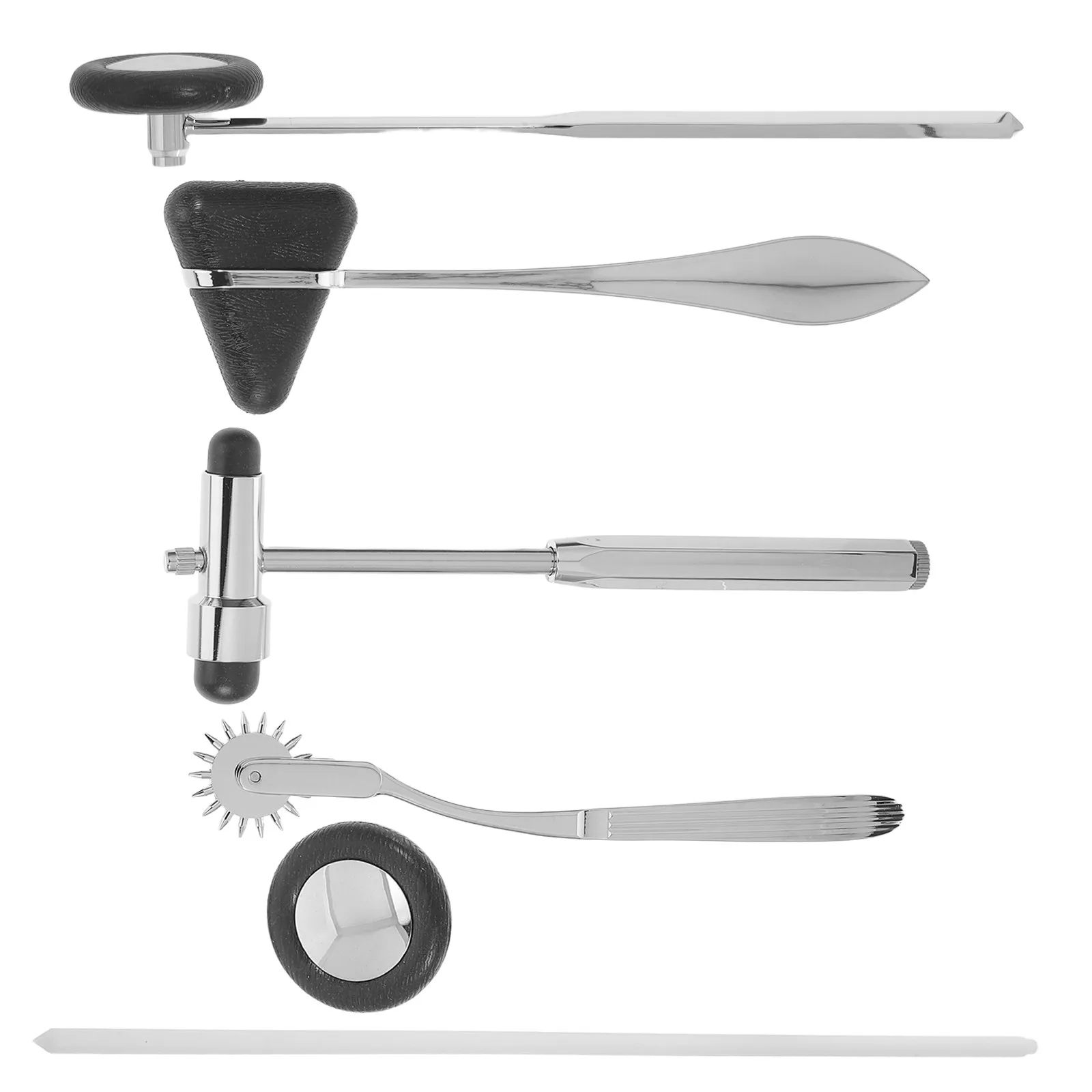 

1Set Multifunction Neurological Hammer Medical Diagnostic Kit Black Metal Mallet Reflex Testing Hammer Portable Clinic Exam