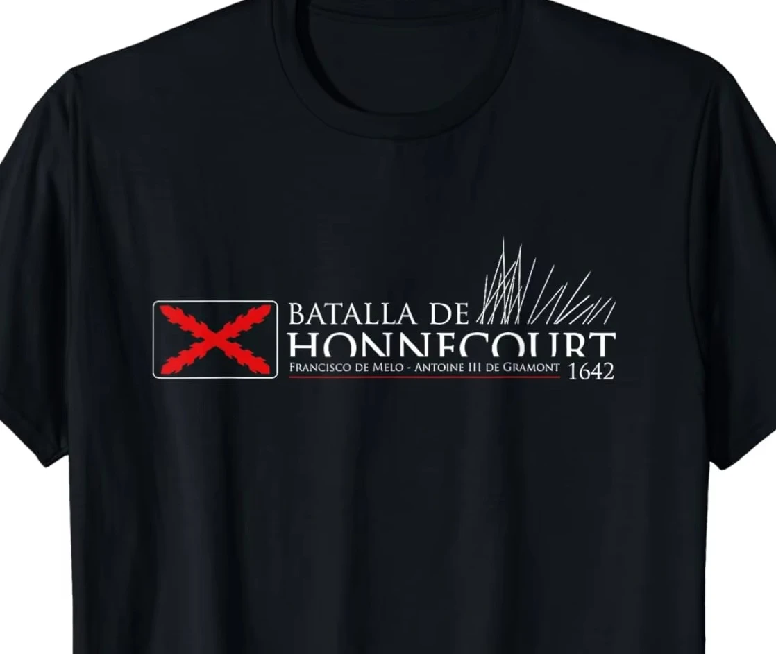 Batallas de los Tercios: Honnecourt 1642 Men T-Shirt Short Sleeve Casual 100% Cotton Shirt