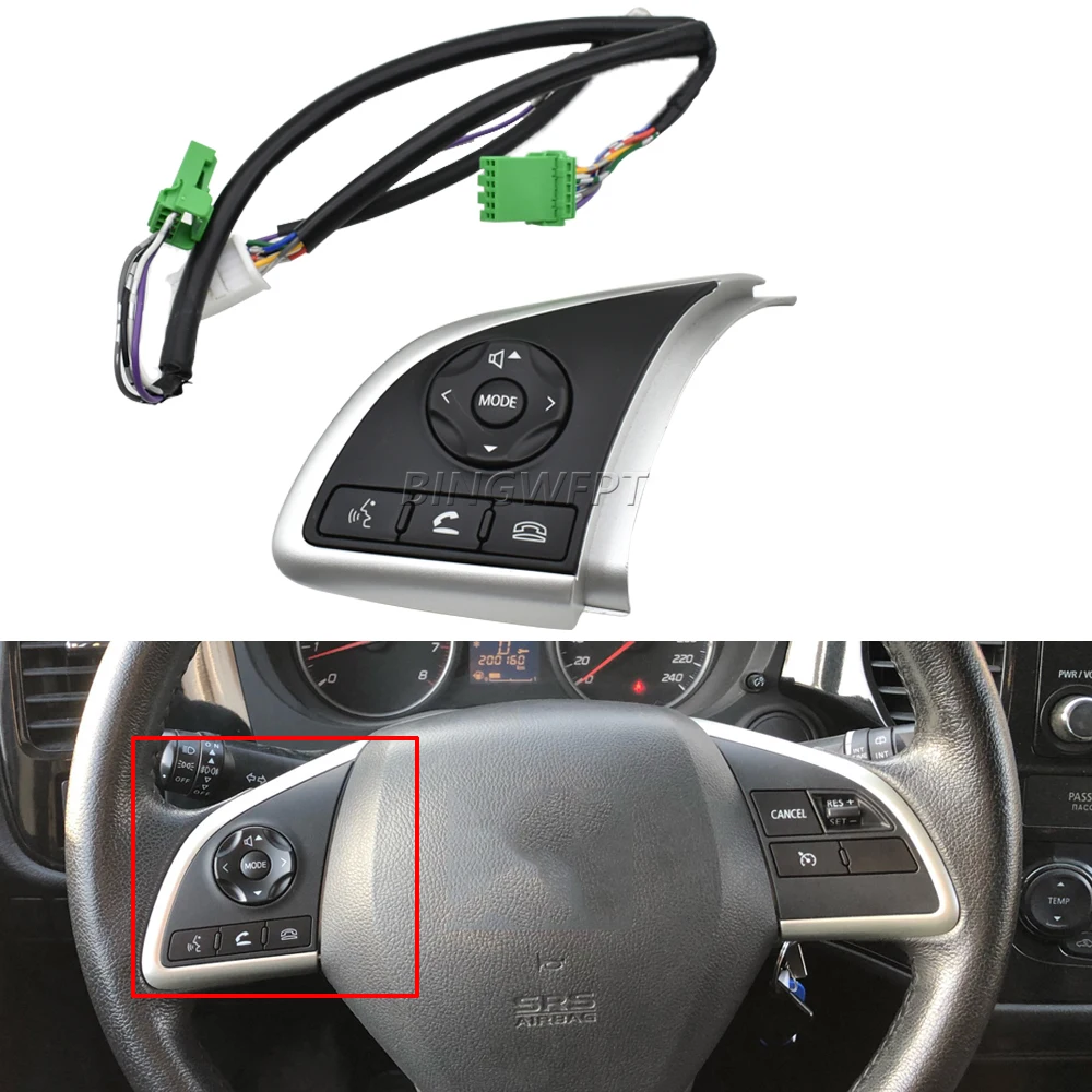 

For Nissan Dayz 2014 Livina 2019 Switch Steering Wheel Button Audio Android Player Switches