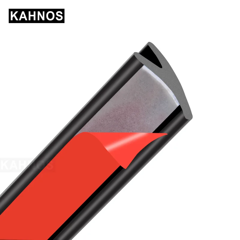 KAHNOS V Shape windshield rubber seal Car Sticker Double Foam Faced Adhesive Tape Auto Glue Sticker Car-styling