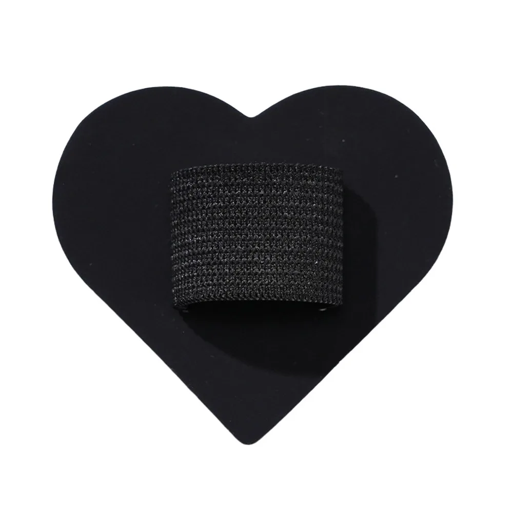 

Circle Hair Band Pad Leather Heart Decorative Hair Band With Elastic Band Not Easy Fall Off Headbands Decorations Accessories