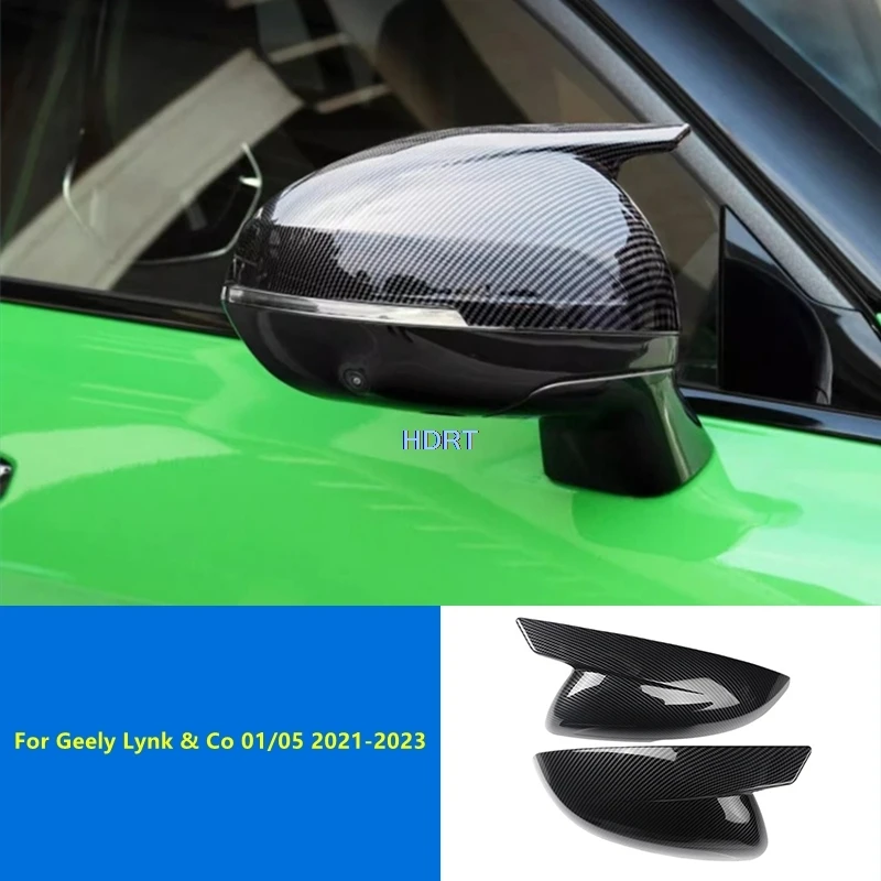 

Car Style Rear View Mirror Cover Side Reverse Mirror Shell Protector Decoration Accessories For Geely Lynk & Co 01/05 2021-2023