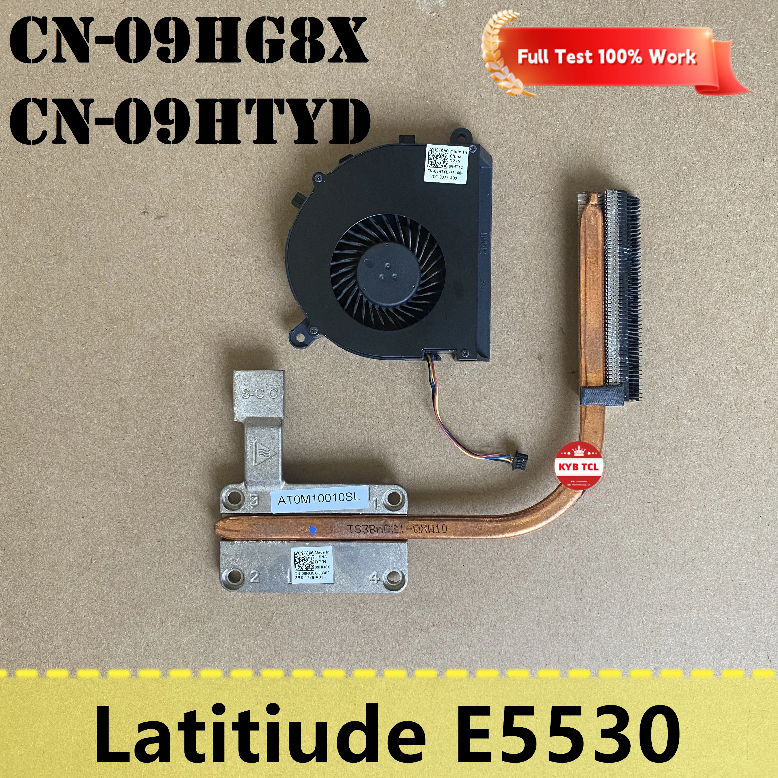 For Dell Latitiude E5530 Laptop CPU Cooling Heatsink Fan Or Built-in Audio Speaker 09HTYD 0387MY 9HG8X 9HTYD 387MY PK23000H300