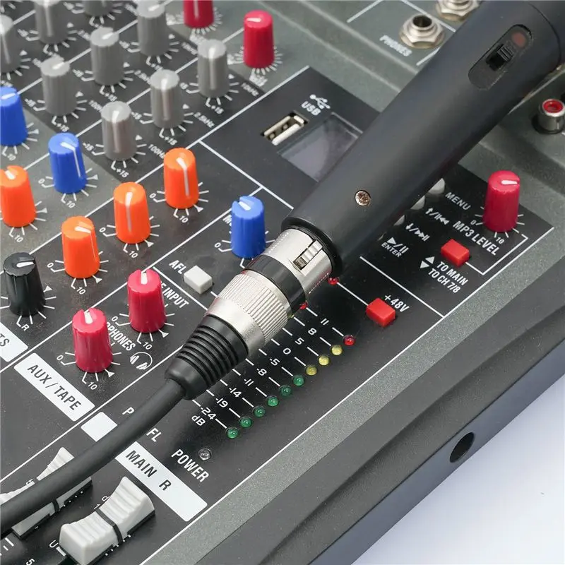 New-TRS 1/4 Inch To XLR 3Pin Cable Balanced XLR To Jack 6.35Mm TRS Signal Interconnect Cord Microphone Audio Cable