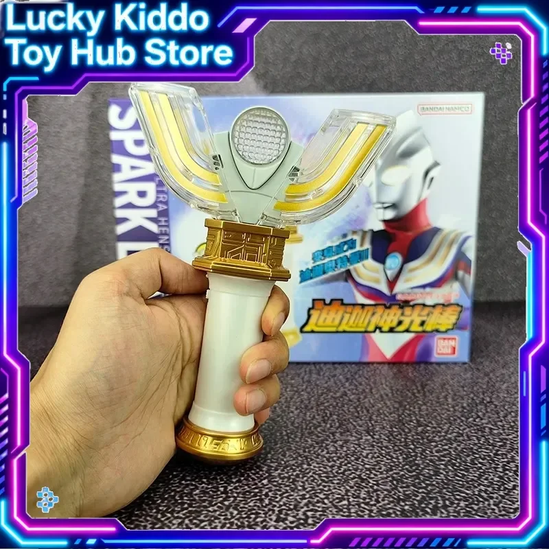 

Коллекционная игрушка Bandai Ultraman Tiga Spark Lens Transformation Device Classic Gold Transparent для любителей аниме и коллекционеров