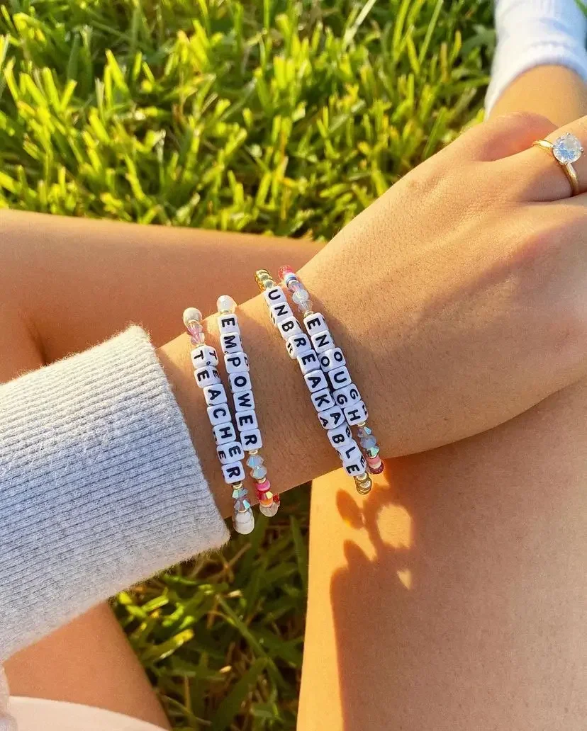 

CCGOOD Custom Letter Crystal Bracelet Women Personalized Name Bracelet Friendship Pulseras Gift for Friend Classmate Jewelry