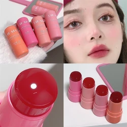 DIKALU Jelly Blush Stick Lip and Cheek Anti-Sweat for A Long Time A Touch of Natural Moisturizing Toner Blush Peach Nude