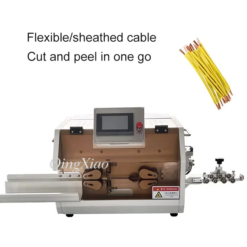 High Speed Cable Stripper And Cutter Machines Easy Operation For Factory Bulk Heavy Duty Cable Stripping Cutting Machining Using