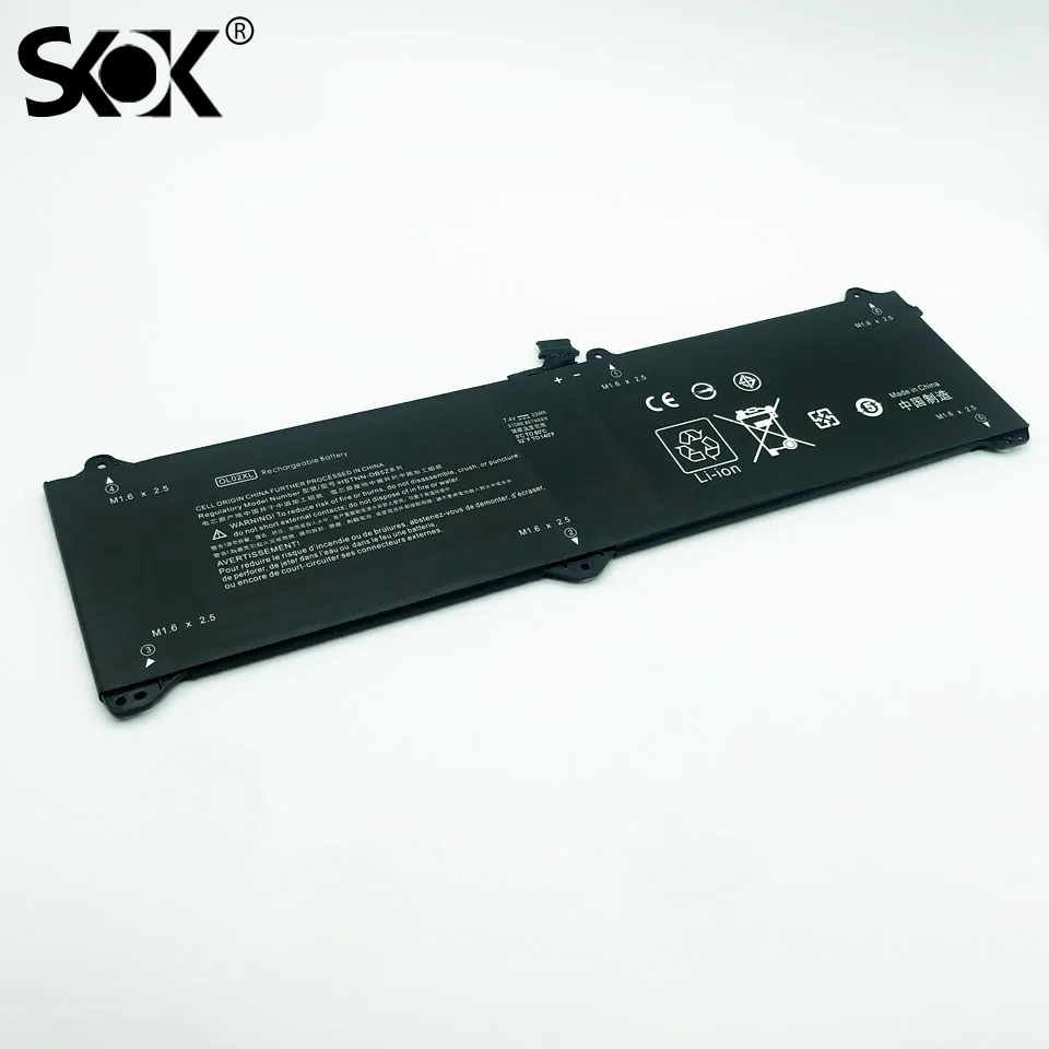 Imagem -05 - Bateria de Substituição para hp Laptop Olo2xl Olo2xl 0l02xl Hstnn-i22c Db5z 7.4v 33wh 4250mah Olo02xl 750549001