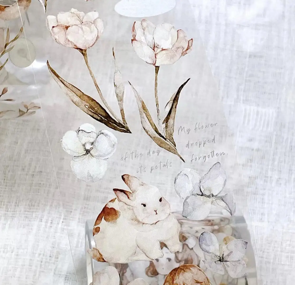 1 حلقة النمش الشاي المجلد 3 فتاة الغابات الصيف المطر الوقت الأزهار اشي PET الشريط مخطط DIY بها بنفسك سكرابوكينغ خطة الزخرفية ملصق