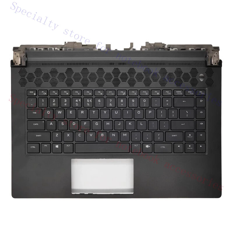 A+  New for DELL Alienware M15 R5 R6 Palmrest US Keyboard