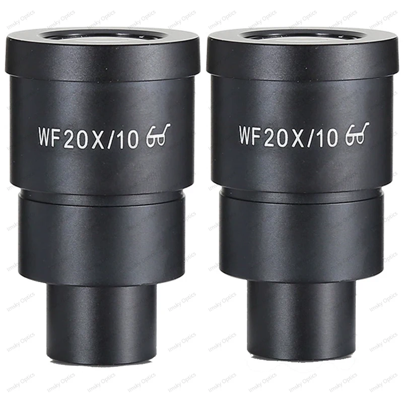 Microscopio estéreo WF20X WF20X/10mm, ocular de punto ocular de campo gran angular de 30MM para microscopio Binocular Trinocular