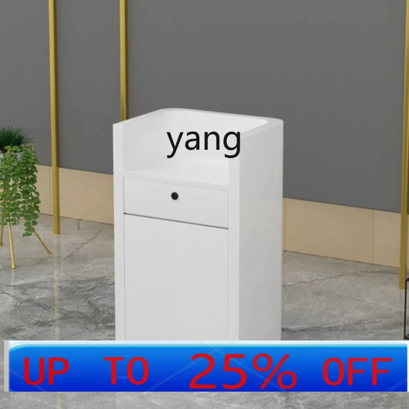 Lcx  simple modern information desk restaurant catering 4s shop company welcome desk
