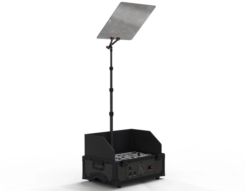 TYST 22 inch Teleprompter Presidential Speedprompter Folding Portable Version for Live Stage Speech meeting Transparent glass