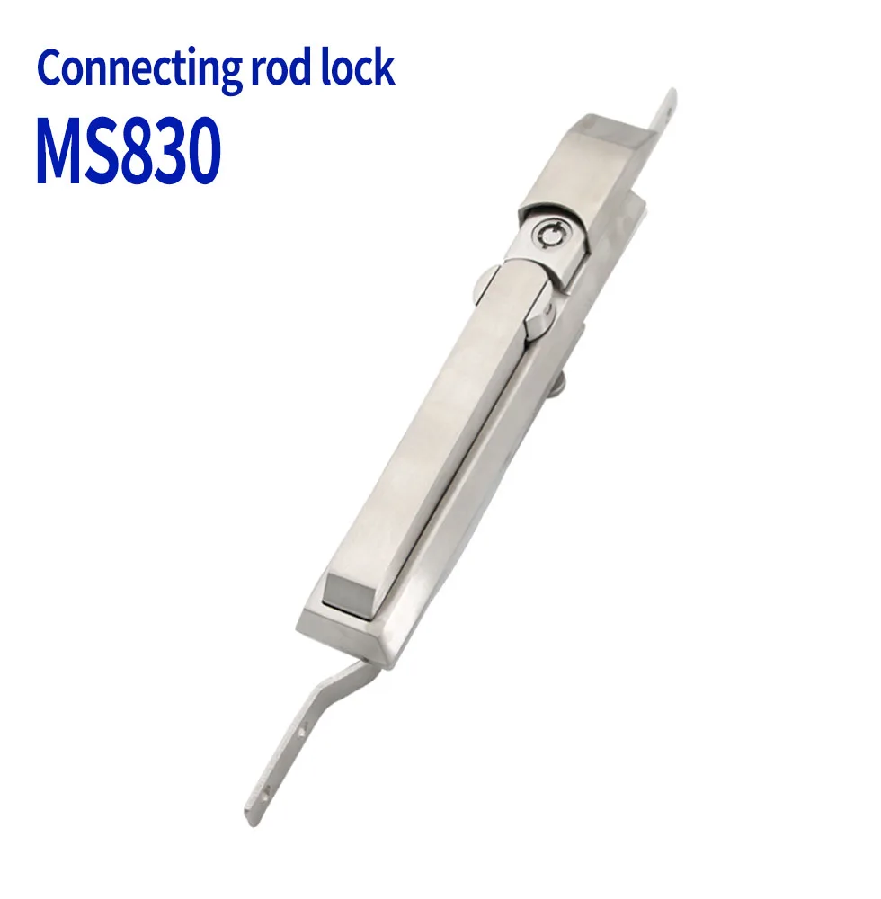 MS830 connecting rod lock 304 material stainless steel with heaven and earth pole electrical cabinet lock cabinet door lock