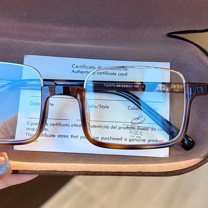 EYORA Square Half-rim Frame TR90 Reading Glasses for Women Myopia and Hyperopia Anti Blue Light Progressive Photochromic Glasses