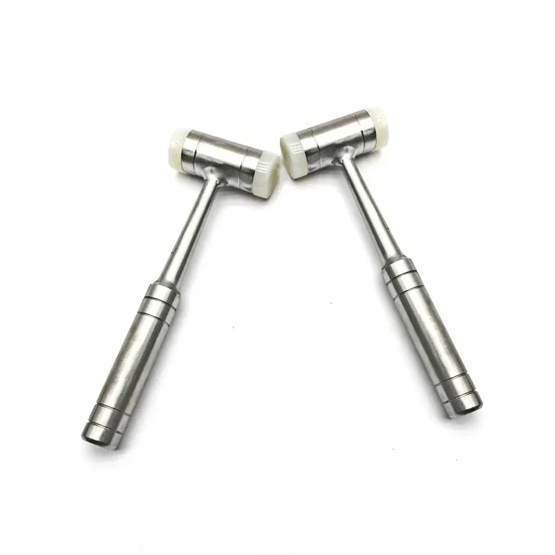 

Stainless Steel Dental Bone Hammer with Double-Headed Nylon Extraction Function - Superb Tooth Double-Headed Dental Equipment