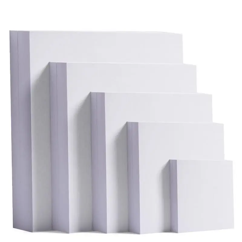 

Round Square Blank Mark Pen Painting Paper Thickened 250g White Cardboard Mark Paper Handmade Graffiti DIY White Card Papers