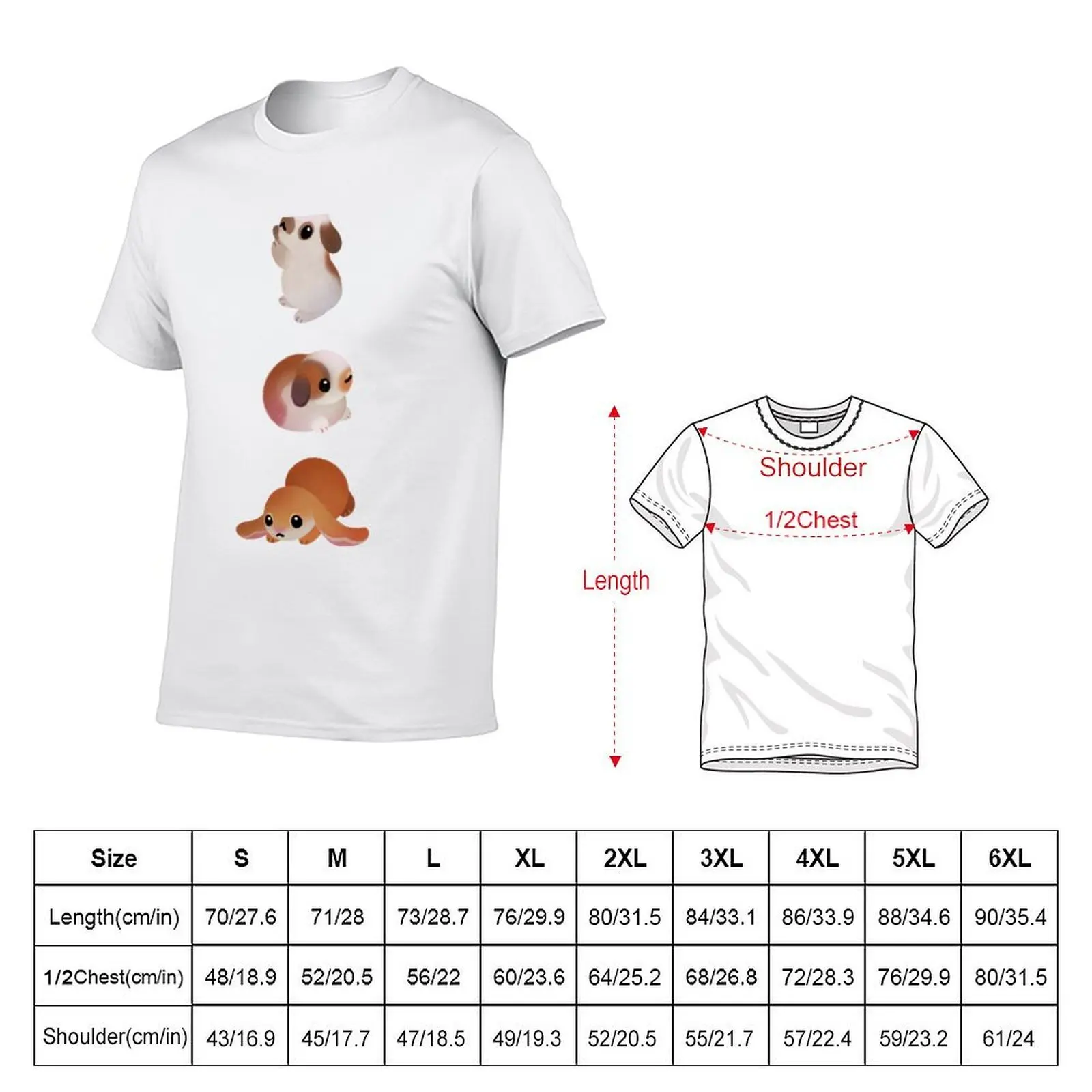 Bunny day - other version T-Shirt anime tshirt black cotton t-shirt plain for man package T-Shirt