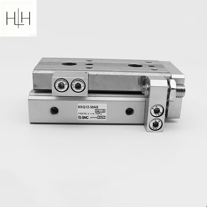 Compatible Precision Linear Guide Slide Cylinder MXQ6-10 MXQ6-20 MXQ6-30 MXQ6-40 MXQ6-50 Double Shaft Guide Rail Slide Cylinder