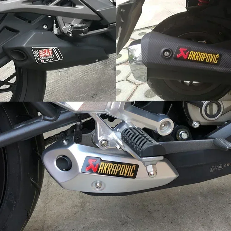 Schorpioen Uitlaatpijp Decals Hittebestendig Metaal Aluminium Waterdichte Motorfiets Gemodificeerde Accessoires Stickers