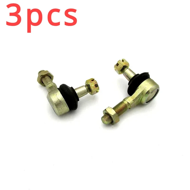 3pcs M10 10X12MM Left & Right Hand Thread Steering Tie Rod Ends Fit For 70cc 90cc 110cc 125cc 150cc 200cc -250cc China