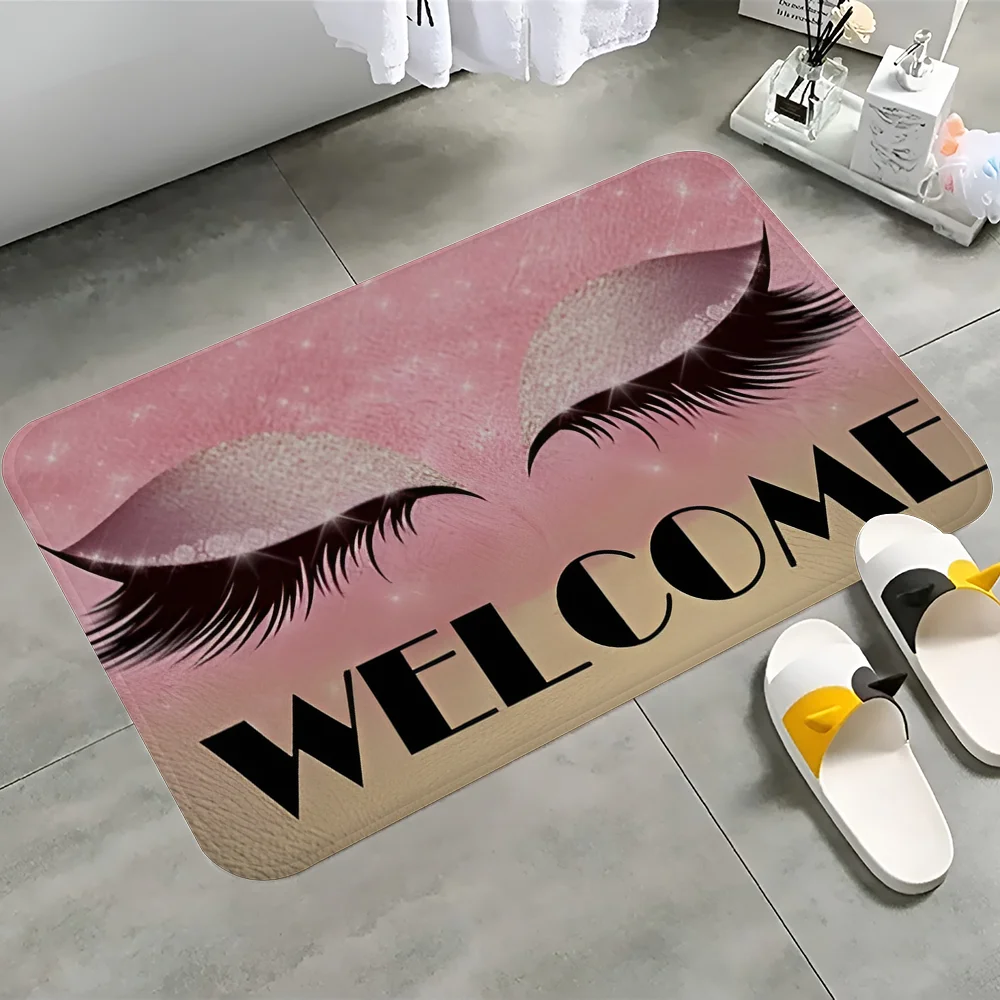 Eyelash Decorative DIY Sticky Poster Fancy Wall Sticker for Living Room Bar Decoration Wall Decor