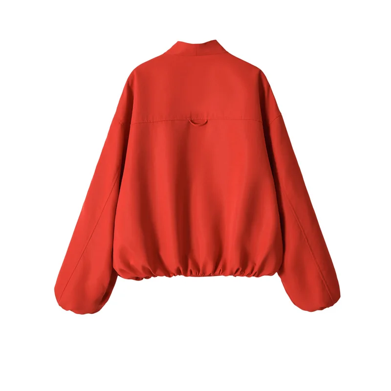 Dave&Di New Summer Long Sleeved Pilot Jacket Loose Jacket Top Women's Jacket Woman Clothes Tops Ropa mujer Blazer Woman