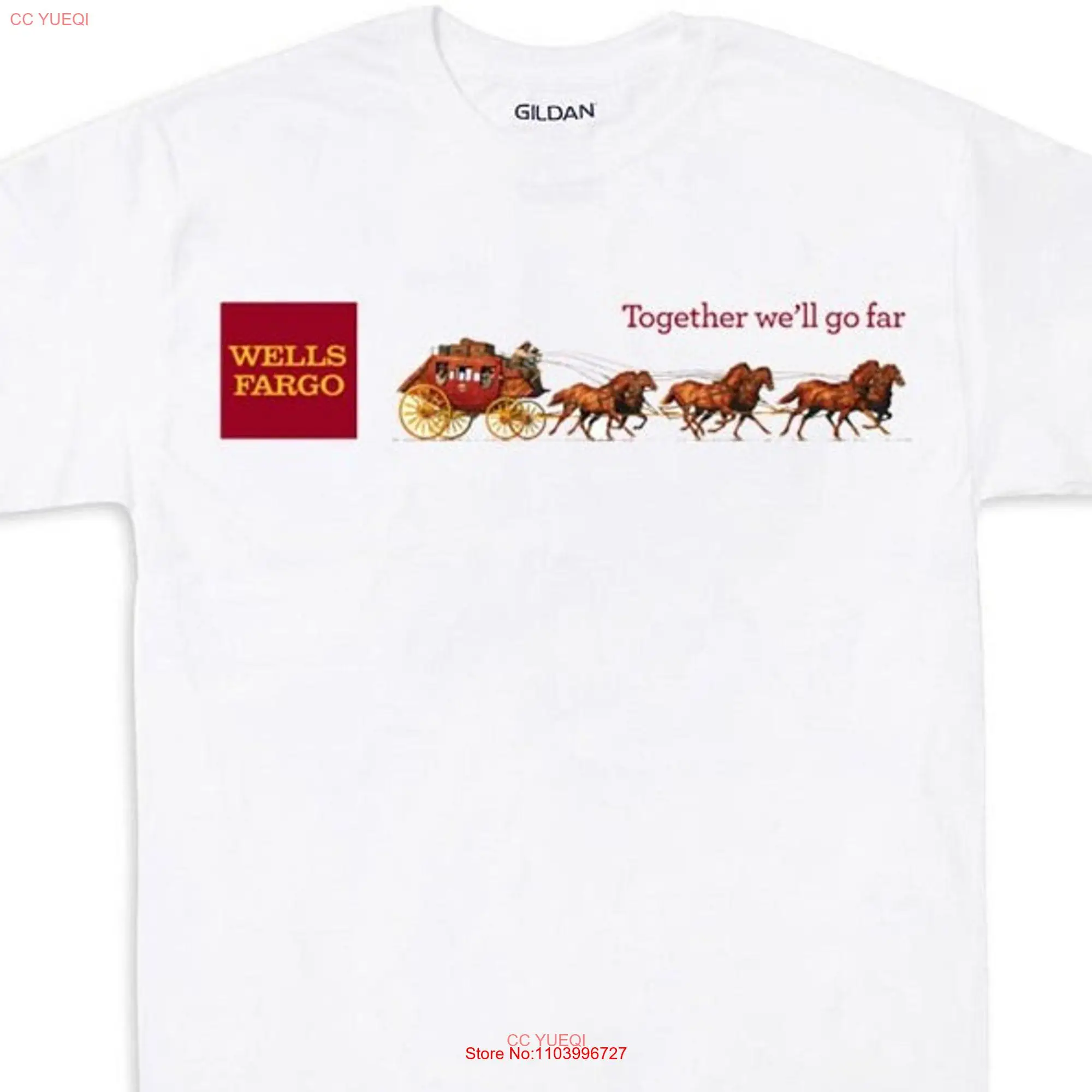 Wells Fargo bank mortgage t shirt long or short sleeves