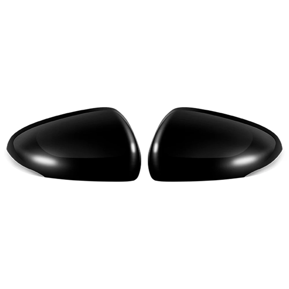 Black Carbon Fiber For Mercedes-Benz CLA-Class C118 2019 - 2024 Door Mirror Cover Paste style Car Accessorie External Decorate view 4