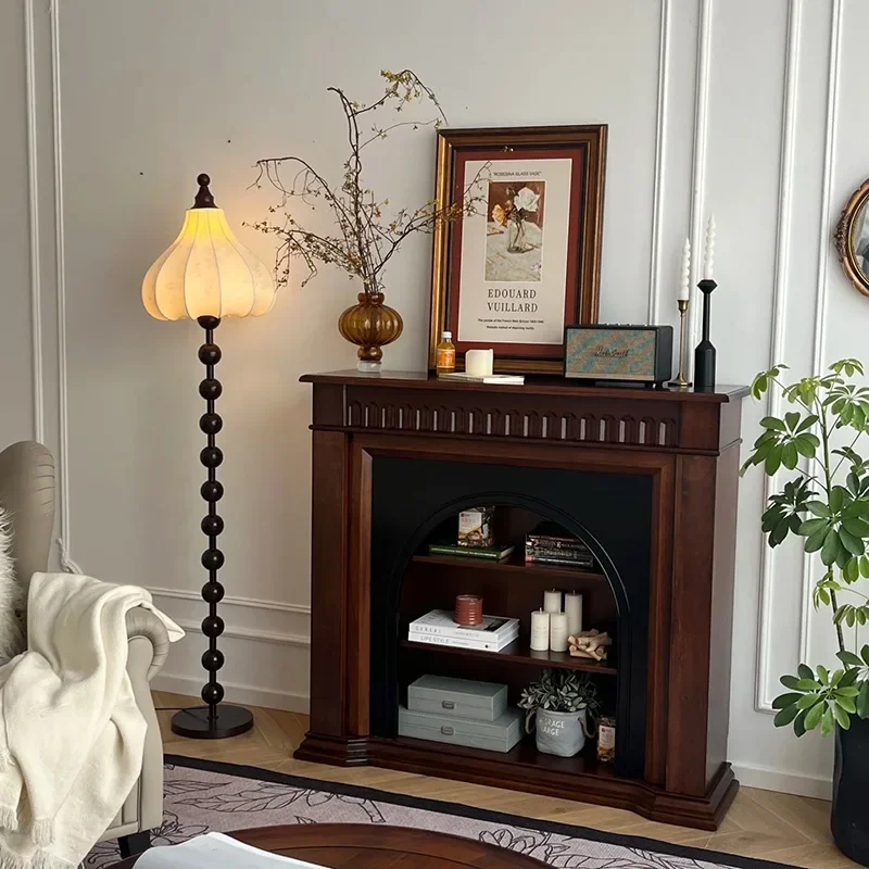 French retro mantel American locker, porch cabinet TV cabinet