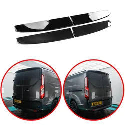 For Ford Transit Custom Mk8 2012-2022 Double Door Car Rear Wing ABS Spoiler Glossy Black Or Carbon Fiber Look Body Kit