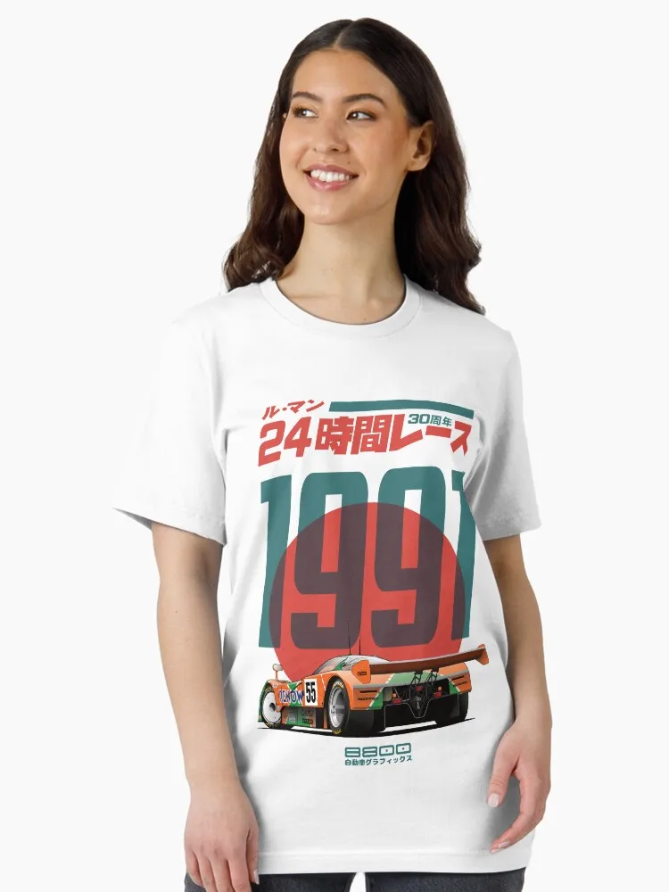 

Racing Time Graphic Printing Summer Luxury Brand Cotton Men's and Women's T-Shirts Short Sleeves Street Fashion Trend Clothing