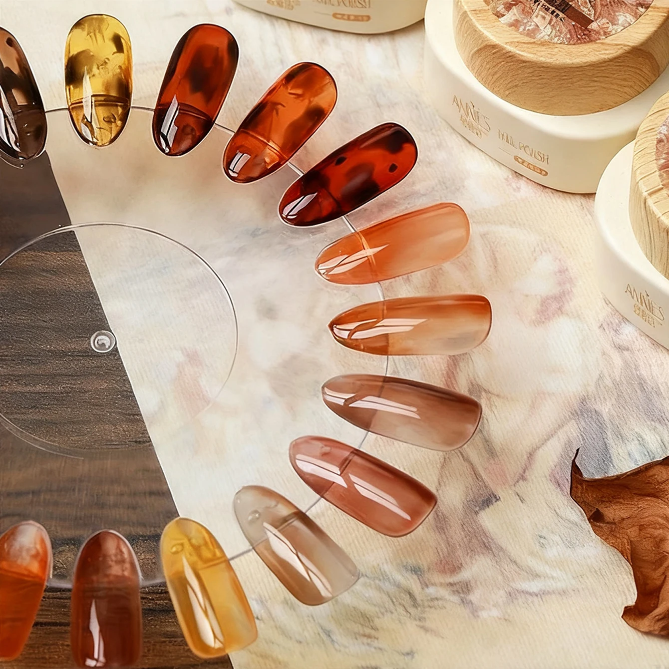 10ML Herbst 1-8PCS Braune Nägel Exquisite Linglong Amber Serie Gelee Gel Nagellack Rote Nägel UV licht Nägel Schwarze Nägel