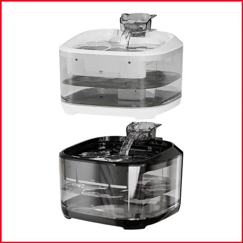

K92A Cats Drinking Fountain 5L Automatic Circulating Water System with Water Filtrations Quiet Operations USB Powered For Pet