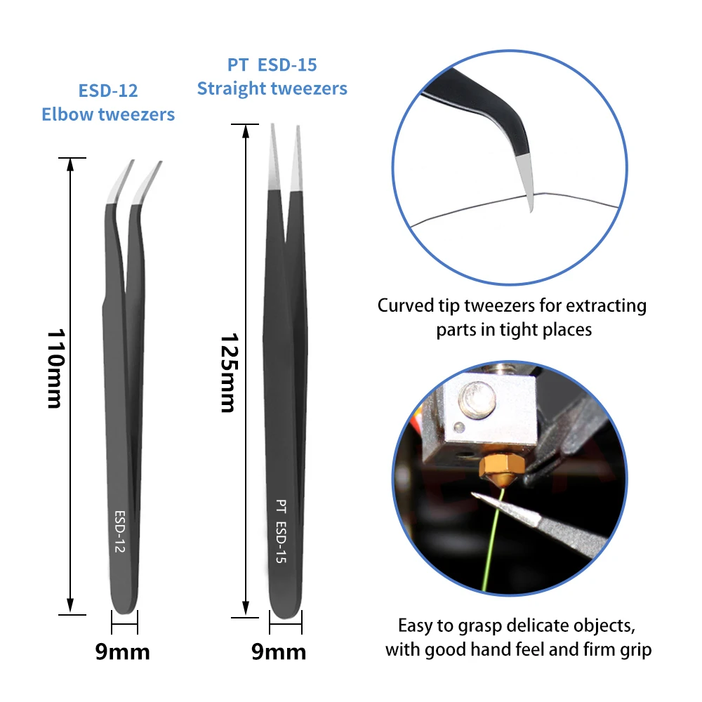 3D printing Tool 3D printing models DIY Tool Set 3D Printer Tool Kit 3D printer accessories Cleaning Needle Tweezers Pliers