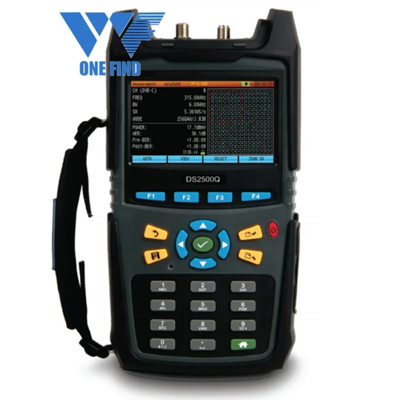 Onefind WF2500Q Enhanced Spectrum Analysis, Analog & Digital TV Analysis DOCSIS 3.0 Analysis, Digital TV QAM Analyzer
