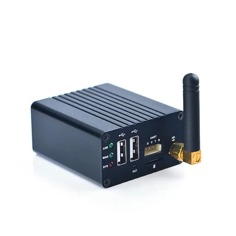 R1 1GB RAM/8GB dual-screen IoT router with support for open-source Ubuntu and OpenWrt