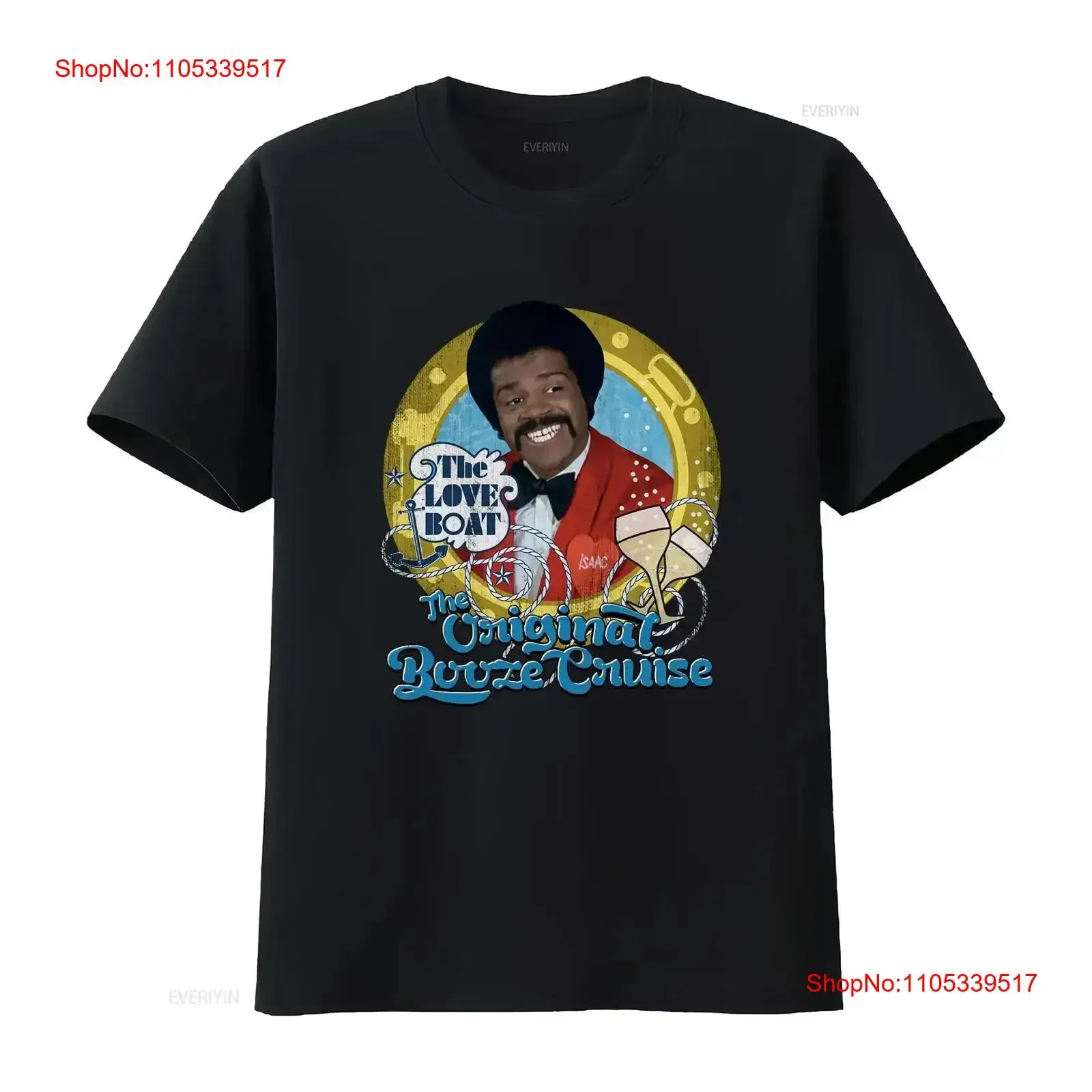 Love Boat The Original Booze Cruise Men's Premium Slim Fit T Shirt vintage Washed Casual Soft homme Versatile Stylish vintage