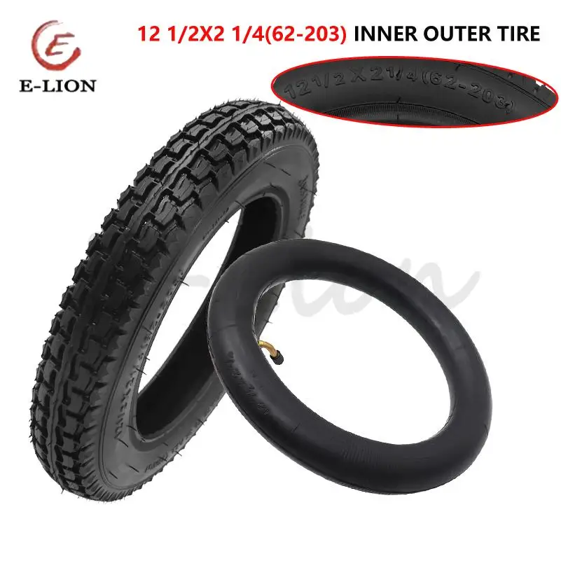 Hot-Selling 12-Inch Tires 12 1/2 X 2 1/4 (62-203) Fit Electric Scooter and E-Bike Wheel Tire Inner Tube