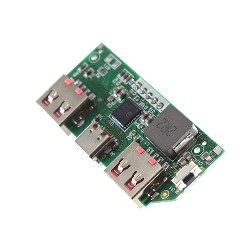 1st 5V 3a Lithium Batterij Digitaal Display Snel Opladen Module TYPE-C Micro Usb Oplader Board