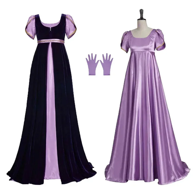 

Cosbao Regency Medieval Dance Party Vintage Victorian Ball Costume Jane Austen Skirt Women Dress Cosplay Empire Gown Halloween