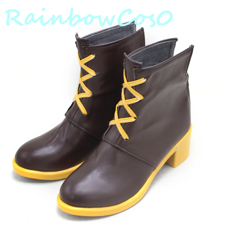 Arknights Quercus Cosplay Chaussures Bottes Halloween Noël RainbowCos0 W2512