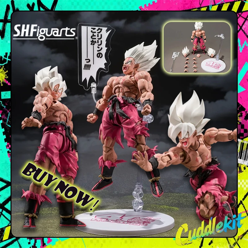 منتج جديد بانداي SHF الأسطوري سوبر سايان سون جوكو جينكي داما مهرجان الطبعة أنيمي عمل الشكل نموذج حقيقي اللعب الهدايا