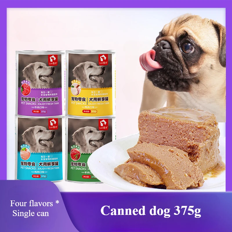 

Dog Staple Food Canned Wet Food Nutrition Canned Cat Dog General Meat Puree Cat Mixed Food 375g Pet Snacks