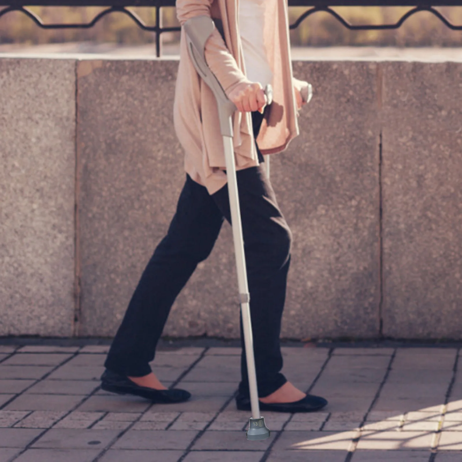 

4Pcs Cane Tips Replacement Rubber Cane Ends Non-Slip Foot Protectors for Walking Sticks Trekking Pole Durability